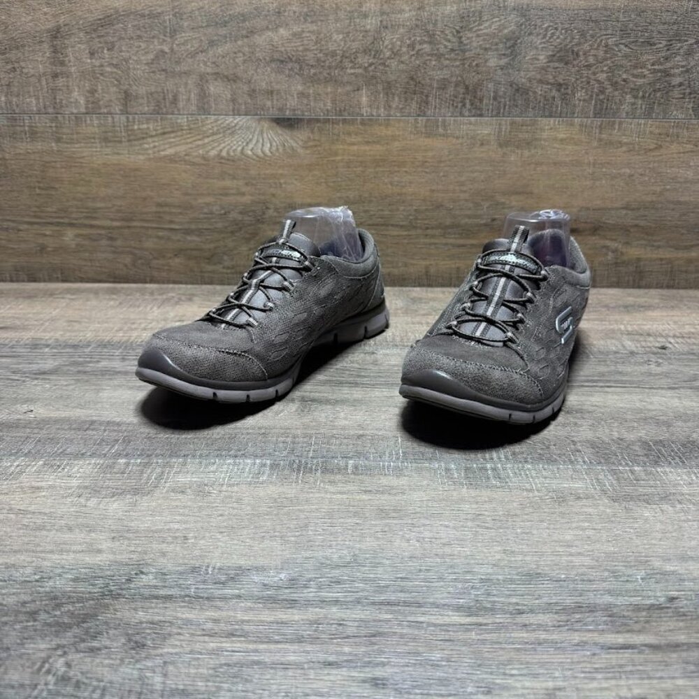 Skechers Gratis Memory Foam Bungee Lace Brown Sneakers Women's Size 11